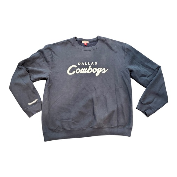 Mitchell & Ness NFL Dallas Cowboys Sweatshirt Crew Neck Pullover Size 3XL - Picture 1 of 7